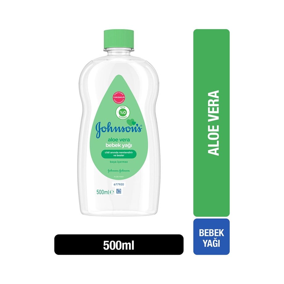 Johnsons Baby Aloe Vera Bebek Yağı 500ml