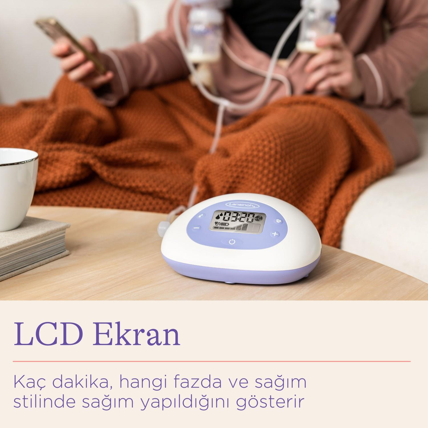 Lansinoh İkisi Bir Arada Elektrikli Göğüs Pompası