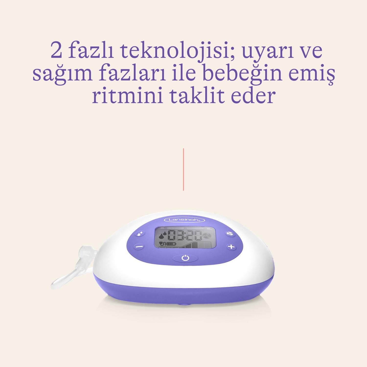Lansinoh İkisi Bir Arada Elektrikli Göğüs Pompası