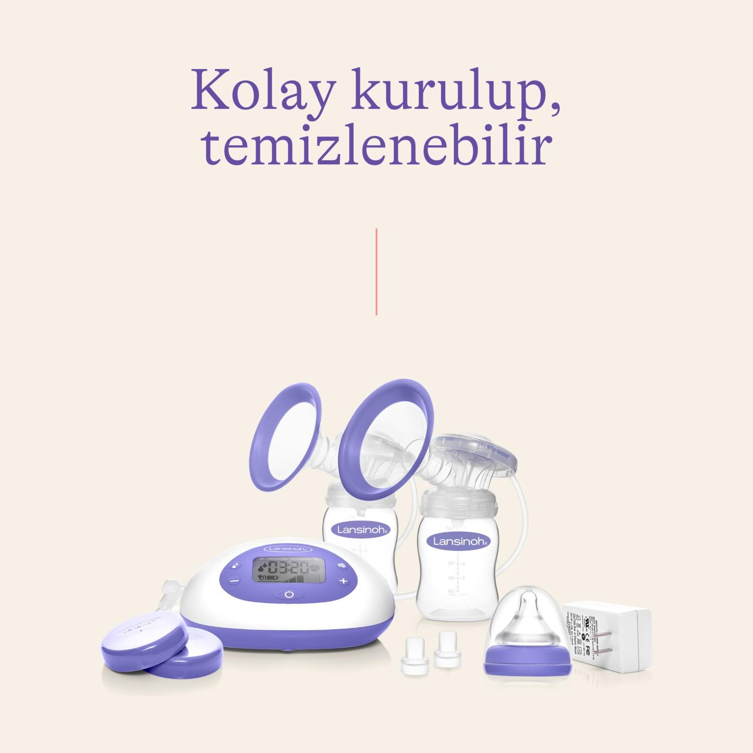 Lansinoh İkisi Bir Arada Elektrikli Göğüs Pompası