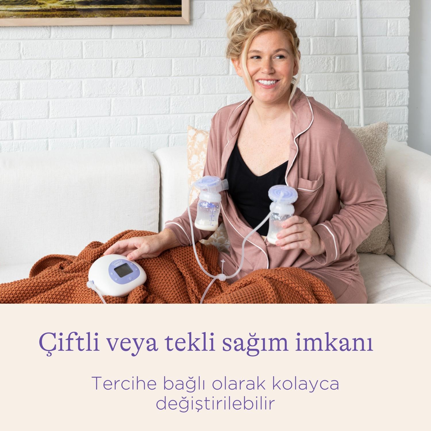Lansinoh İkisi Bir Arada Elektrikli Göğüs Pompası