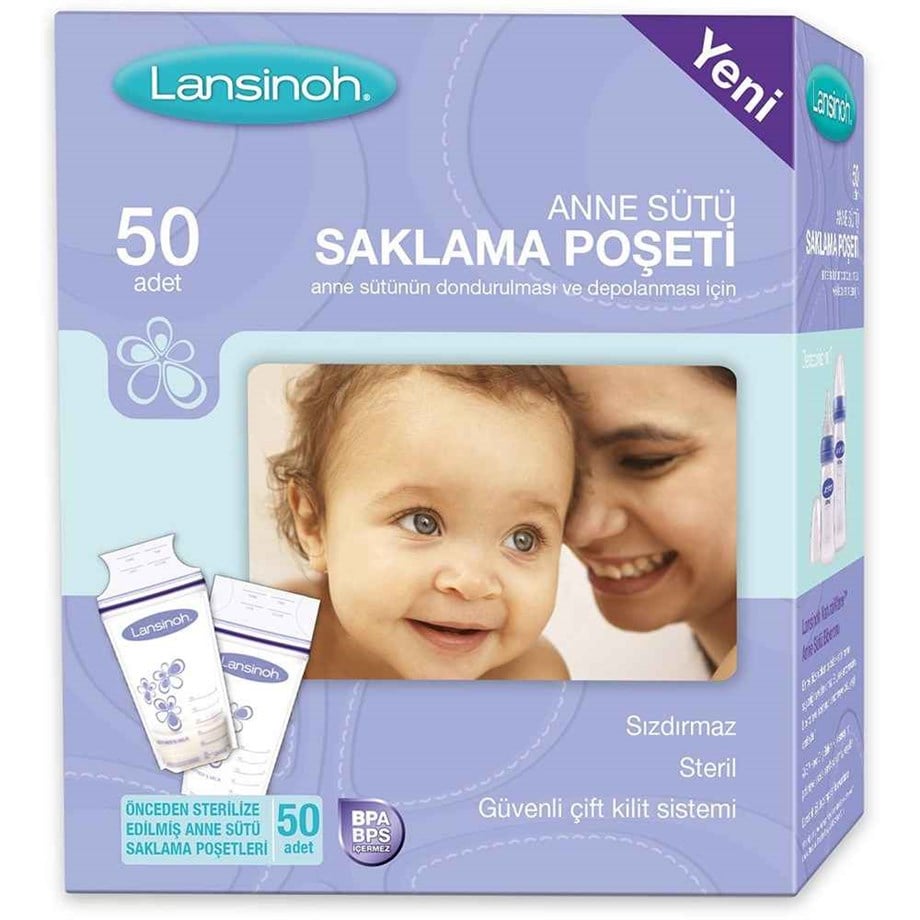 Lansinoh Süt Saklama Poşeti 50'li