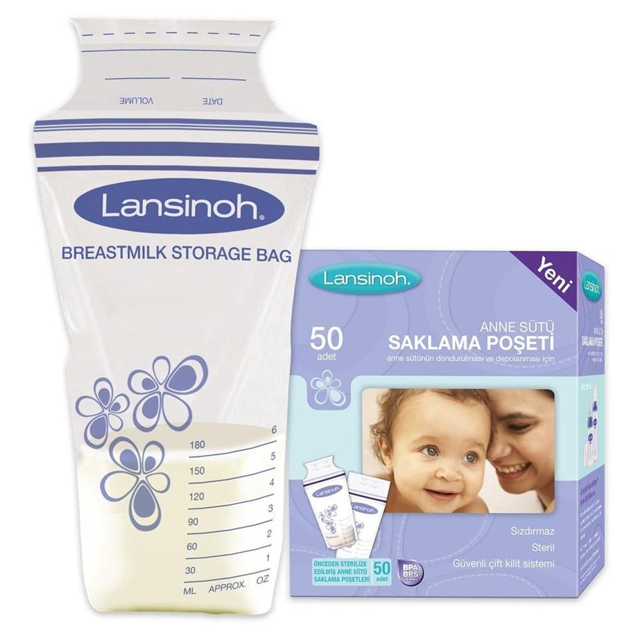 Lansinoh Süt Saklama Poşeti 50'li