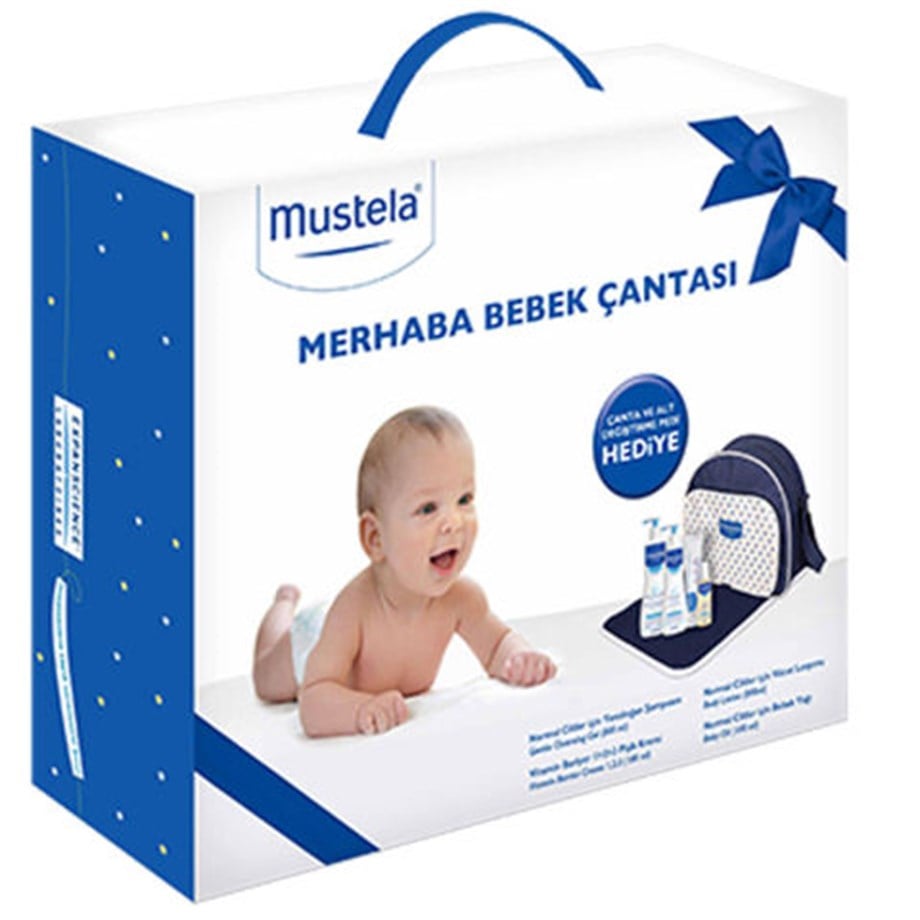 Mustela Merhaba Bebek Bakım Çantası Seti