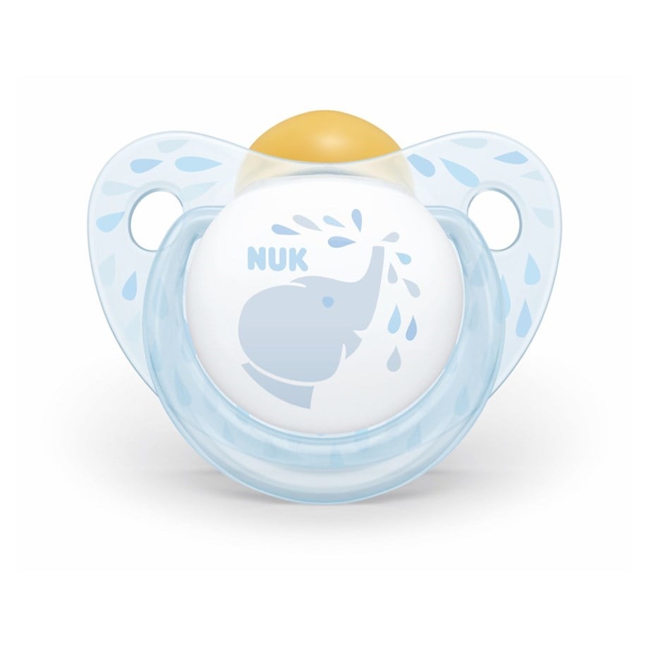 Nuk  Kauçuk Tekli Blue Bebek Emzik 0-6 Ay Asortili