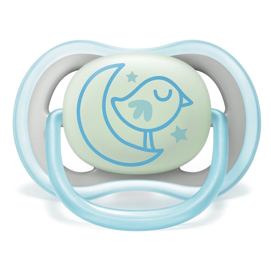 Philips Avent  2'li Ultra Air Karanlıkta Parlar Erkek Bebek Emzik 6-18 Ay
