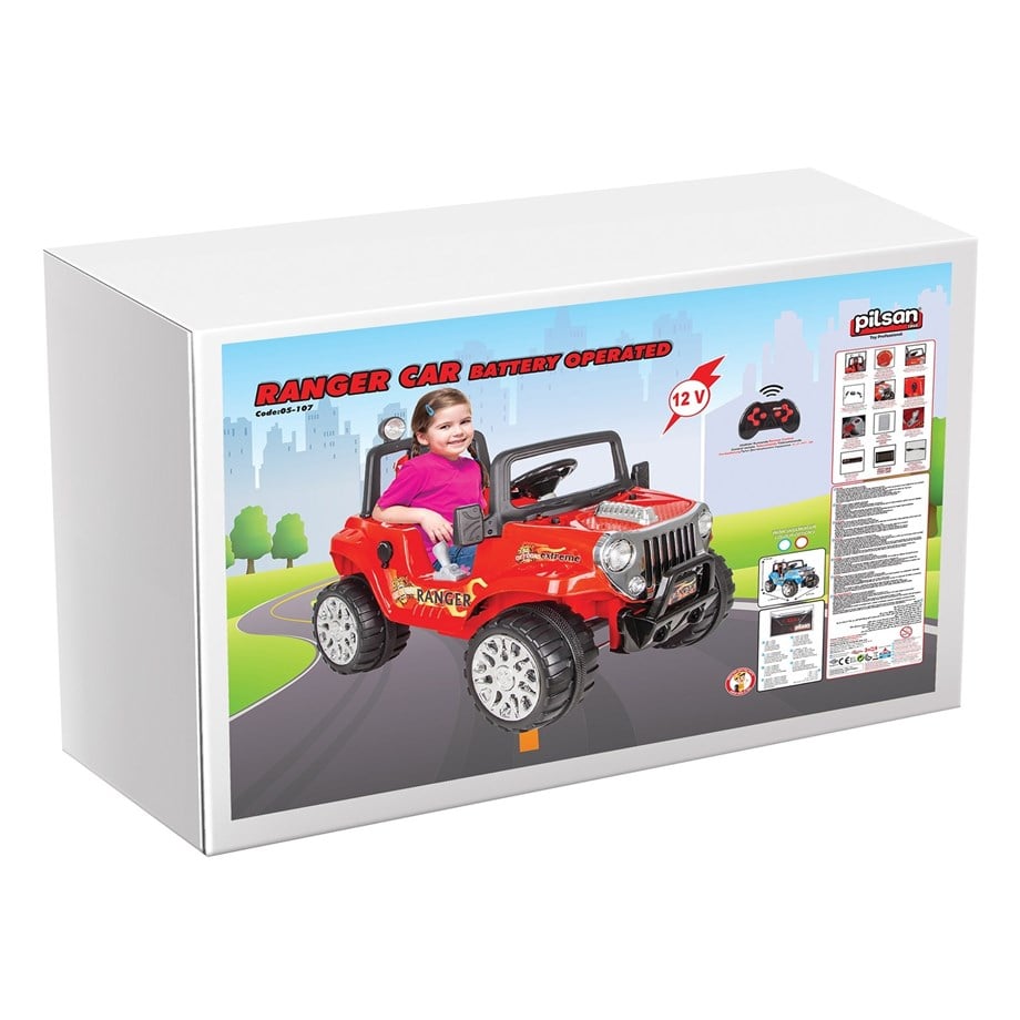 Pilsan Ranger Akülü Jeep 12 Volt Kumandalı