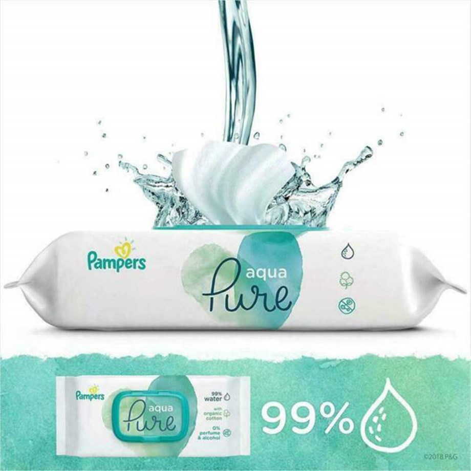 Prima Pampers Aqua Pure Islak Havlu 9x48'li