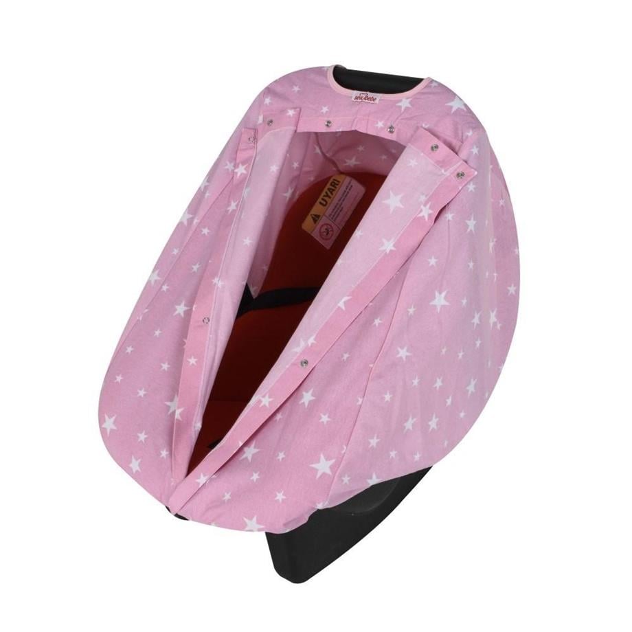 Sevi Bebe 'Anakucağı Örtüsü - Pembe Yıldızlı