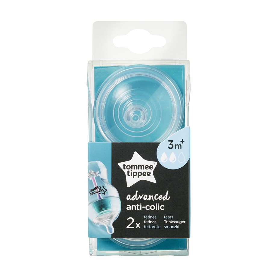 Tommee Tippee 2li Gelişmiş Antikolik Biberon Emziği Orta Akış