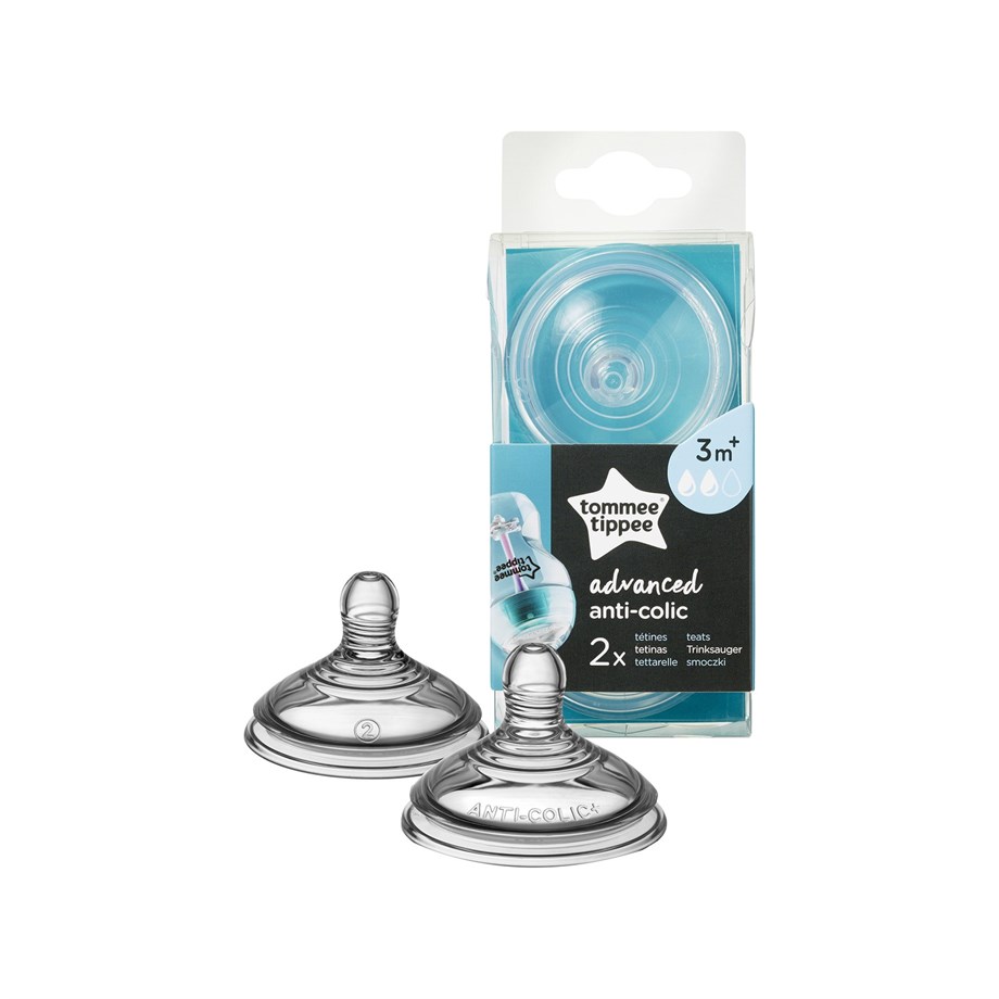 Tommee Tippee 2li Gelişmiş Antikolik Biberon Emziği Orta Akış