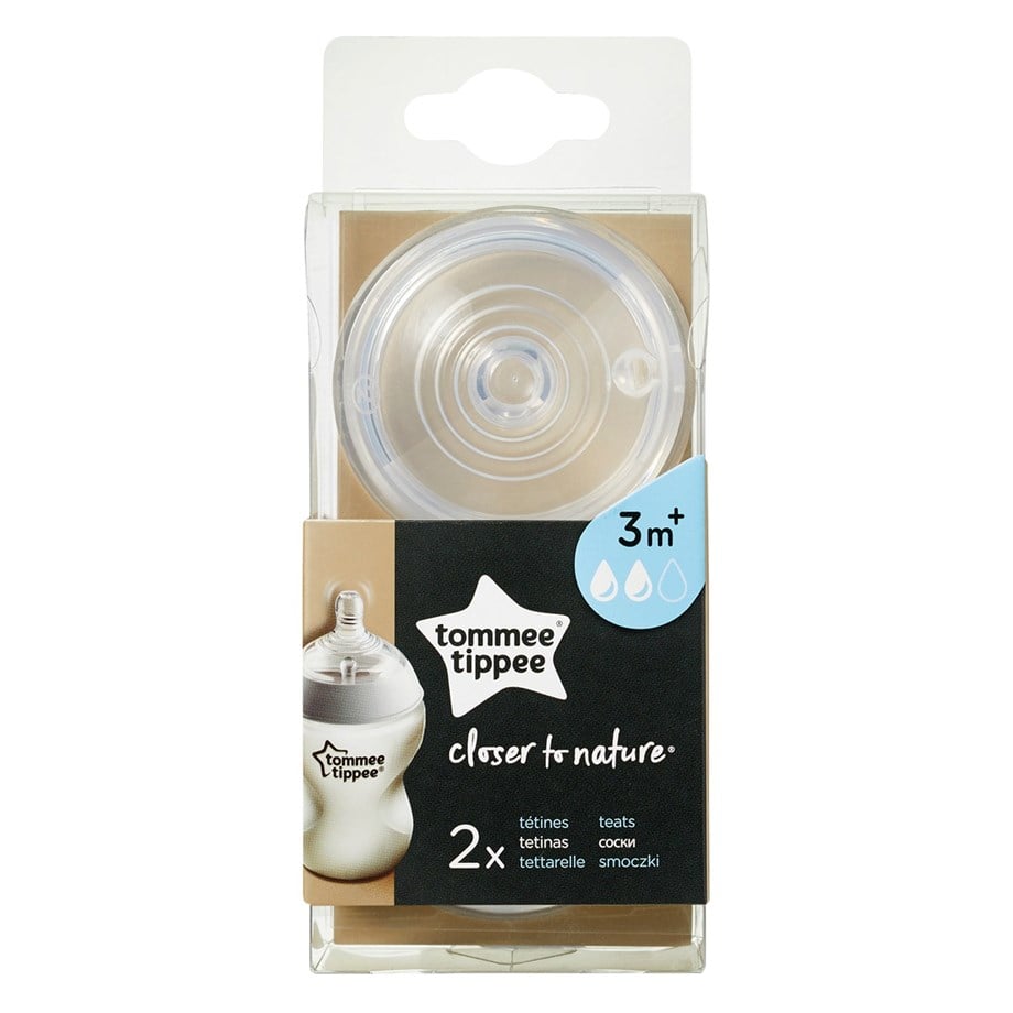 Tommee Tippee Biberon Emzik Orta Akış 3ay+ İkili