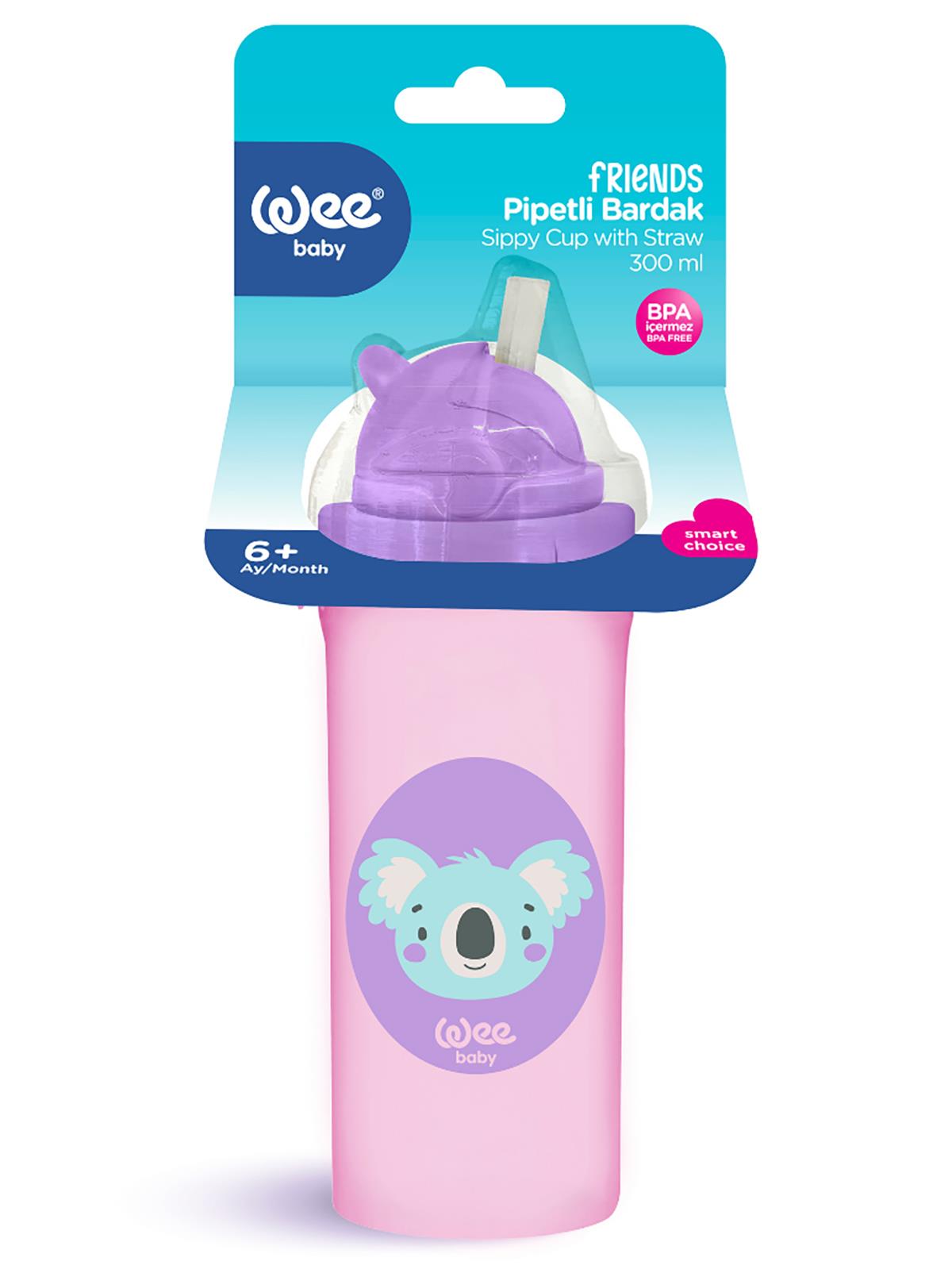 Wee Baby Friends Pipetli Bardak 300ml
