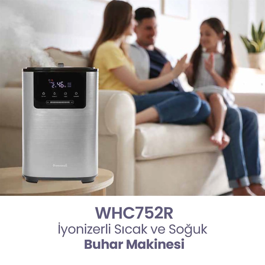 Weewell WHC752R İonizerli Sıcak ve Soğuk Akıllı Buhar Makinesi