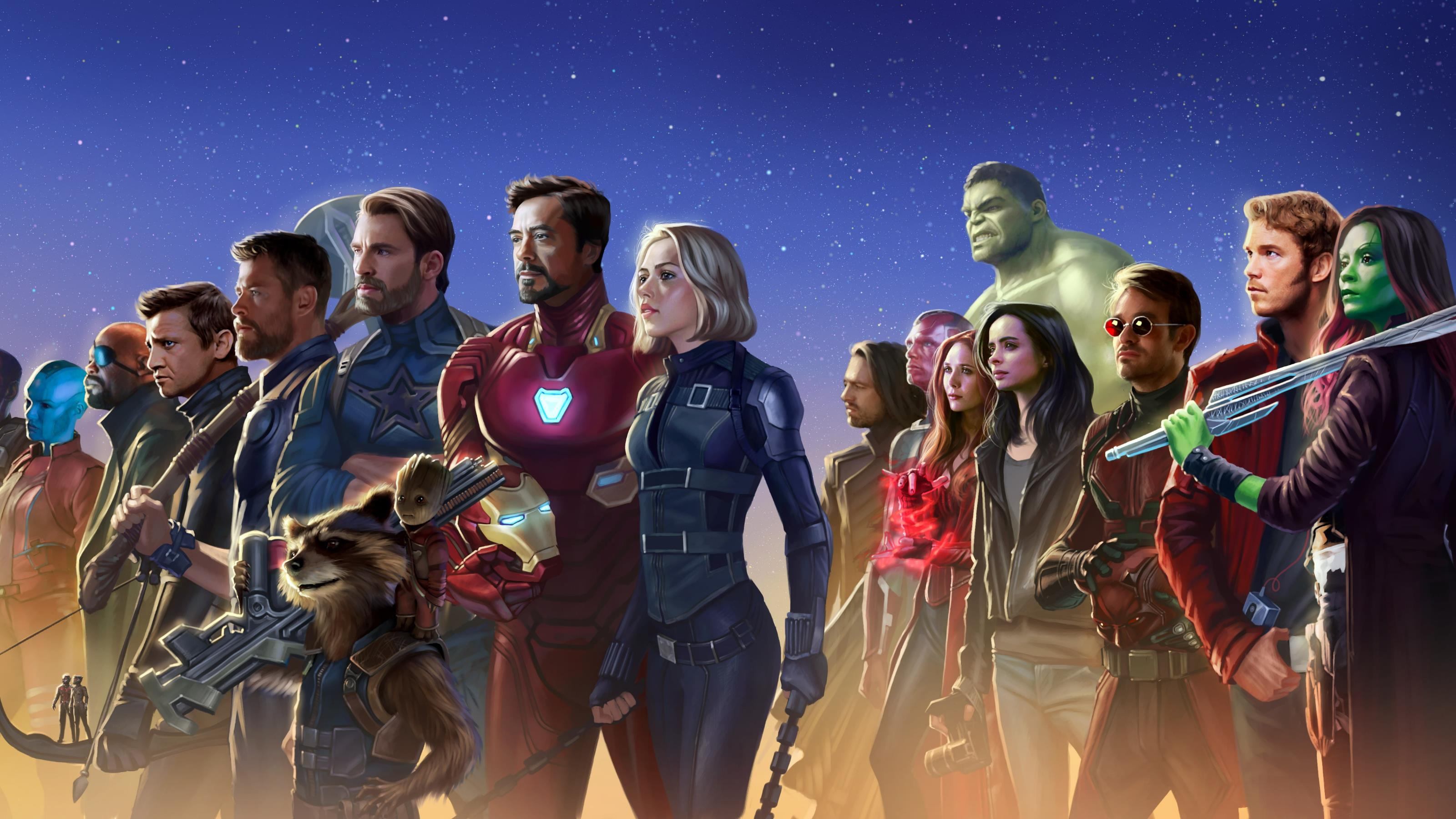 MarvelAvangers Çocuk Odası Duvar Kağıdı