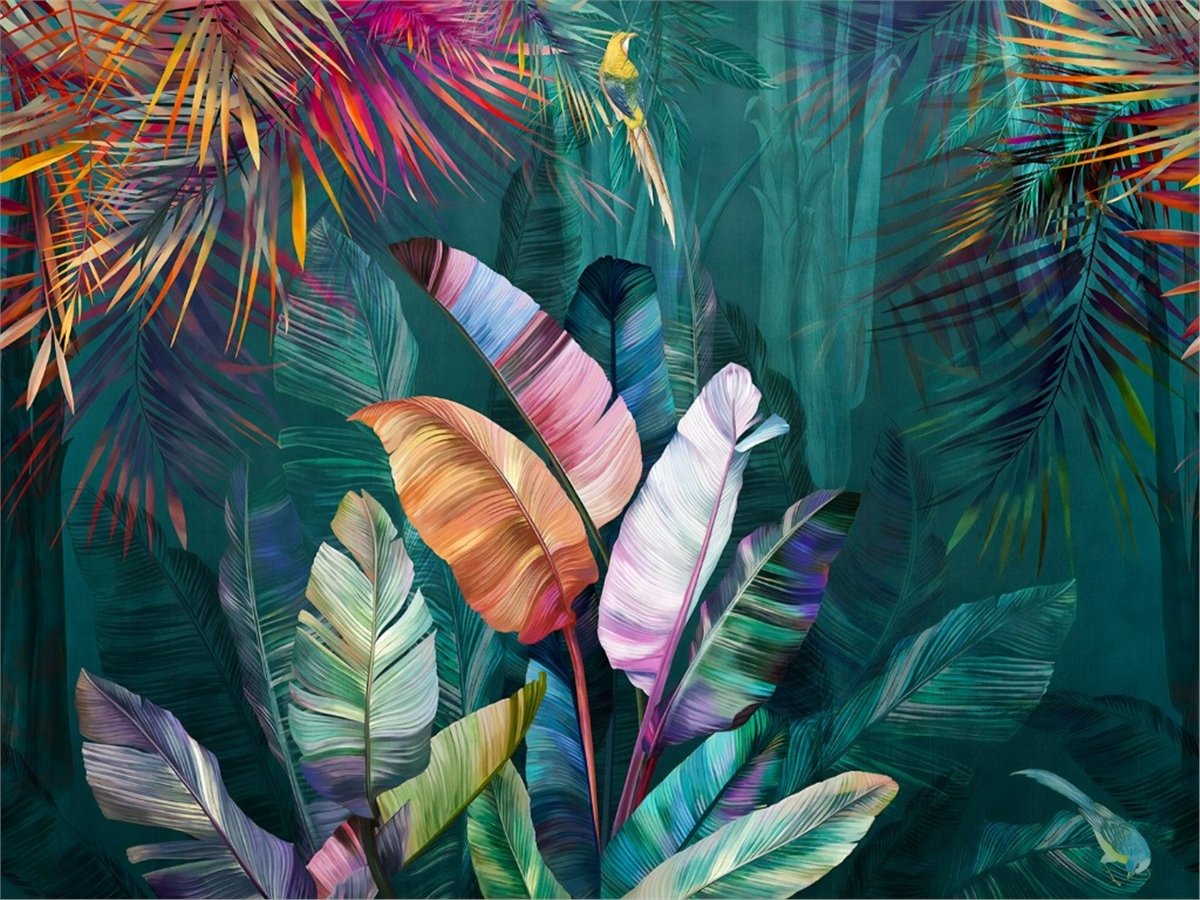 Tüy ve Yaprak Duvar KağıtlarıDuvar Kağıdı