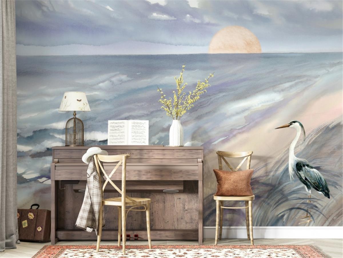 Retro ÇiçekRetro Çiçek Duvar Kağıdı