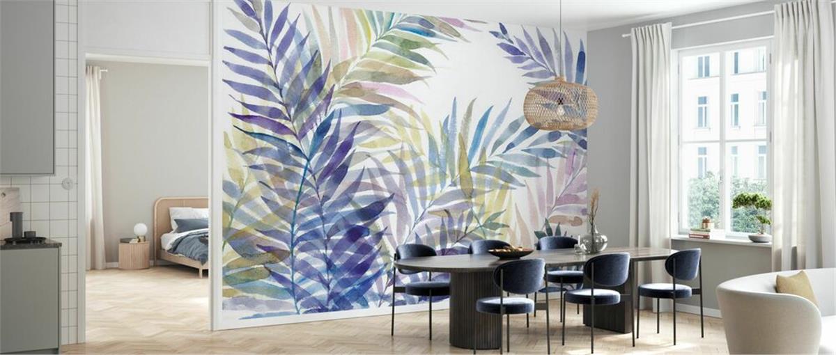 Retro ÇiçekRetro Çiçek Duvar Kağıdı