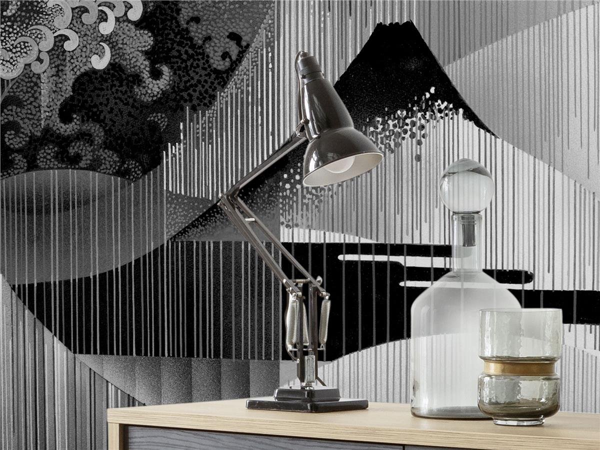 Retro ÇiçekRetro Çiçek Duvar Kağıdı