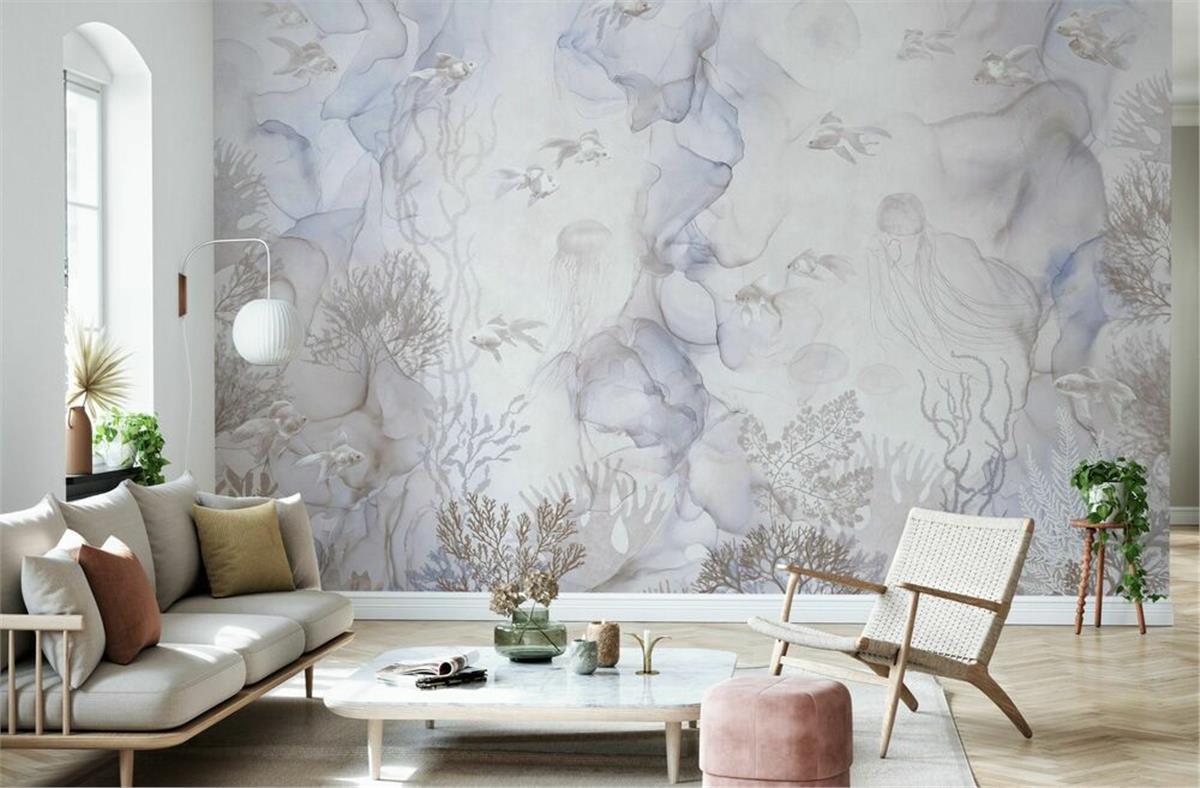 Retro ÇiçekRetro Çiçek Duvar Kağıdı