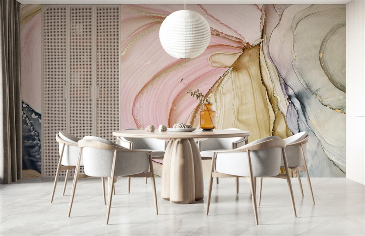 Retro ÇiçekRetro Çiçek Duvar Kağıdı