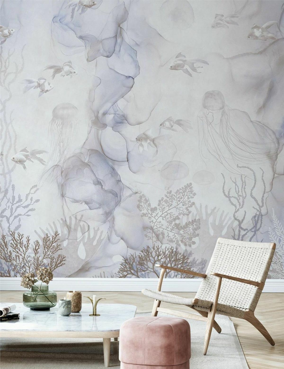 Retro ÇiçekRetro Çiçek Duvar Kağıdı