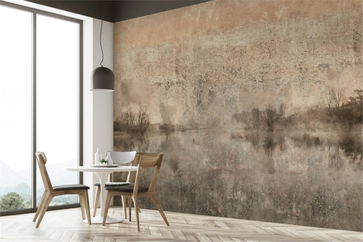 Retro ÇiçekRetro Çiçek Duvar Kağıdı