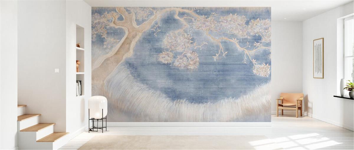 Retro ÇiçekRetro Çiçek Duvar Kağıdı