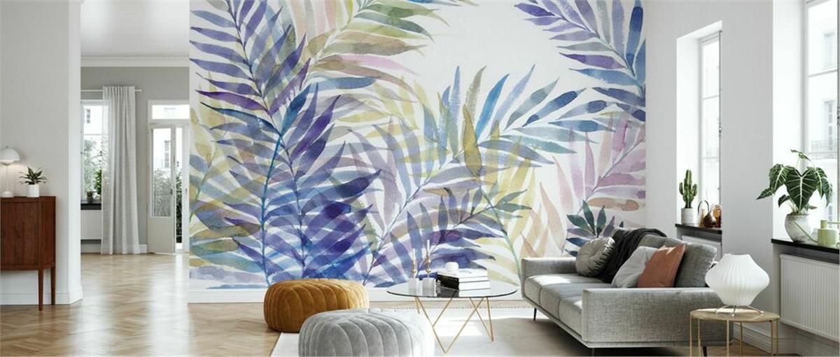 Retro ÇiçekRetro Çiçek Duvar Kağıdı