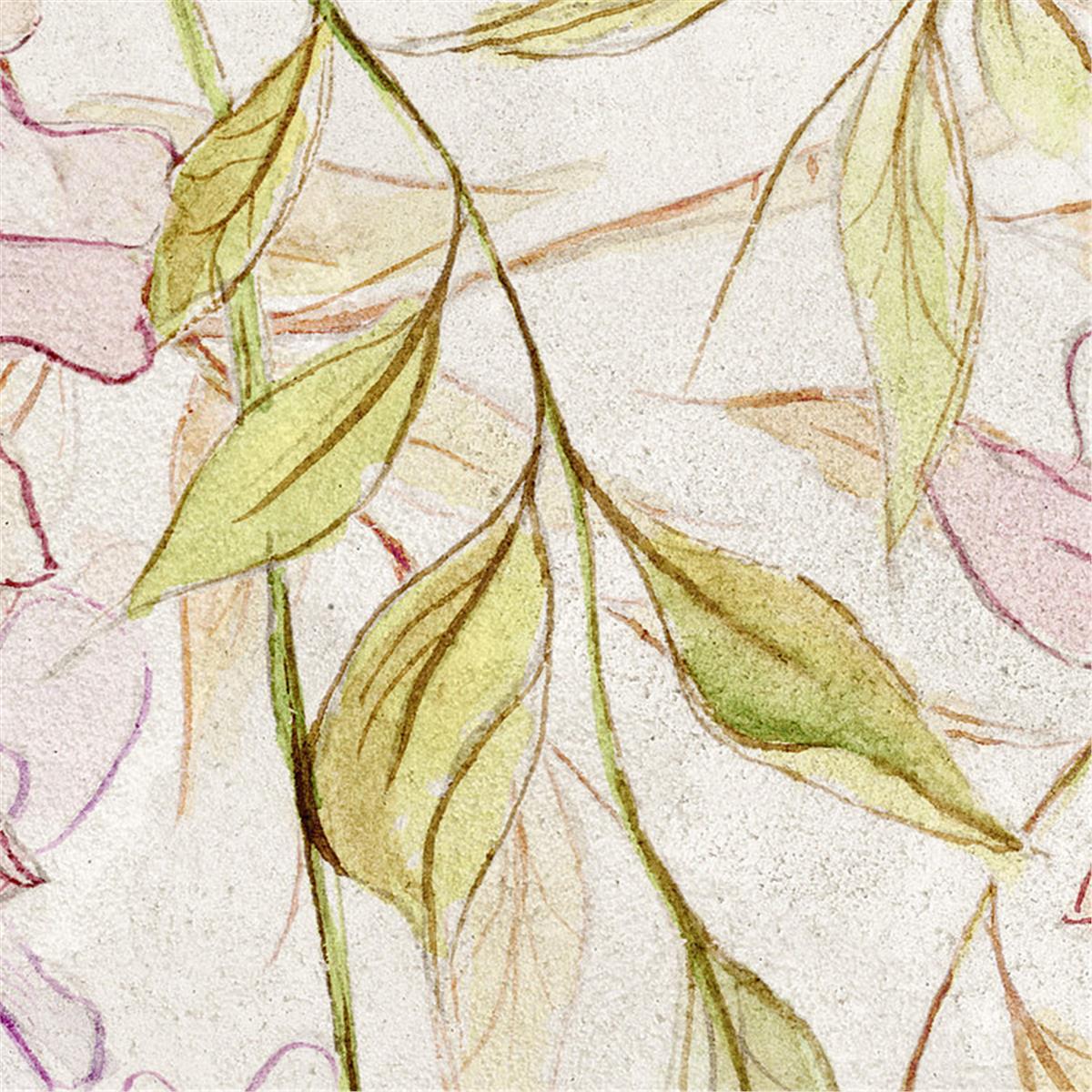 Retro ÇiçekRetro Çiçek Duvar Kağıdı