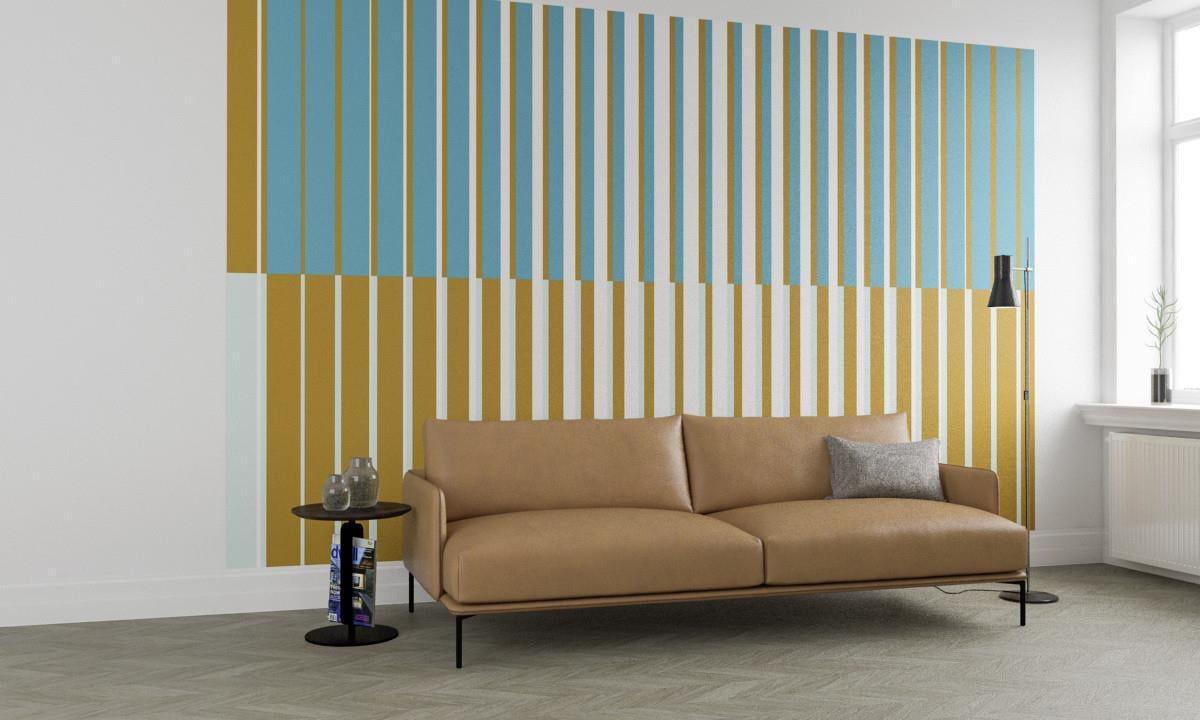 Retro ÇiçekRetro Çiçek Duvar Kağıdı