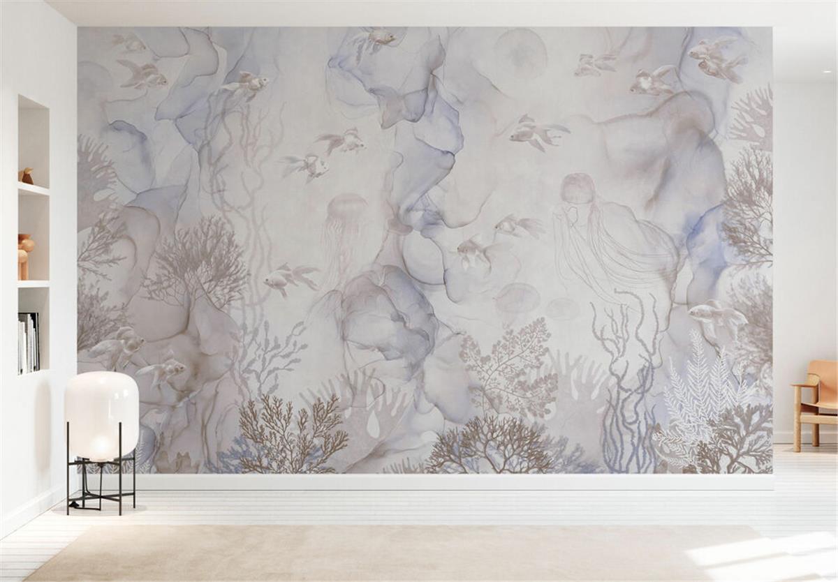 Retro ÇiçekRetro Çiçek Duvar Kağıdı