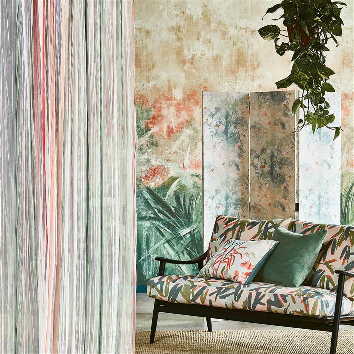 Retro ÇiçekRetro Çiçek Duvar Kağıdı