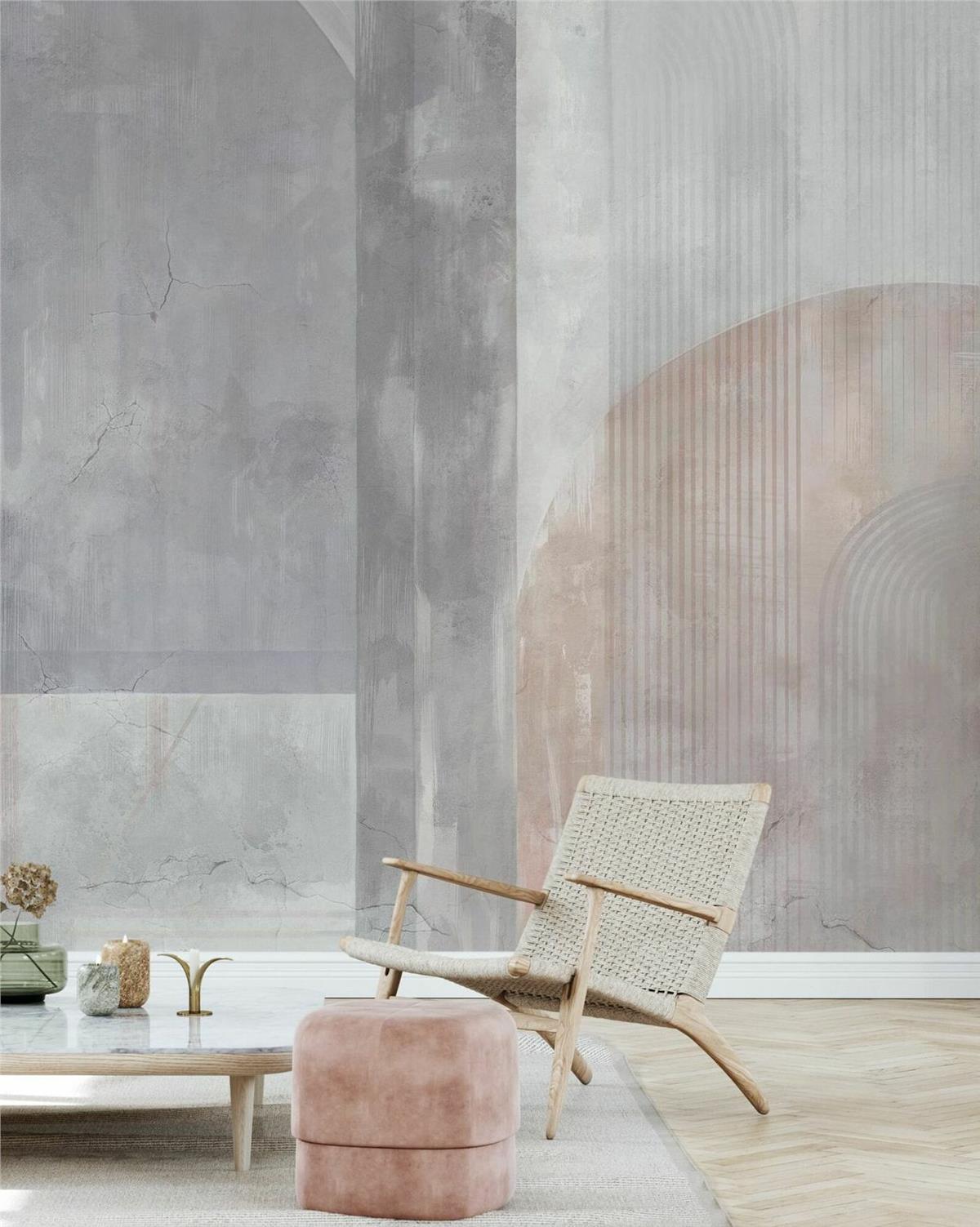 Retro ÇiçekRetro Çiçek Duvar Kağıdı