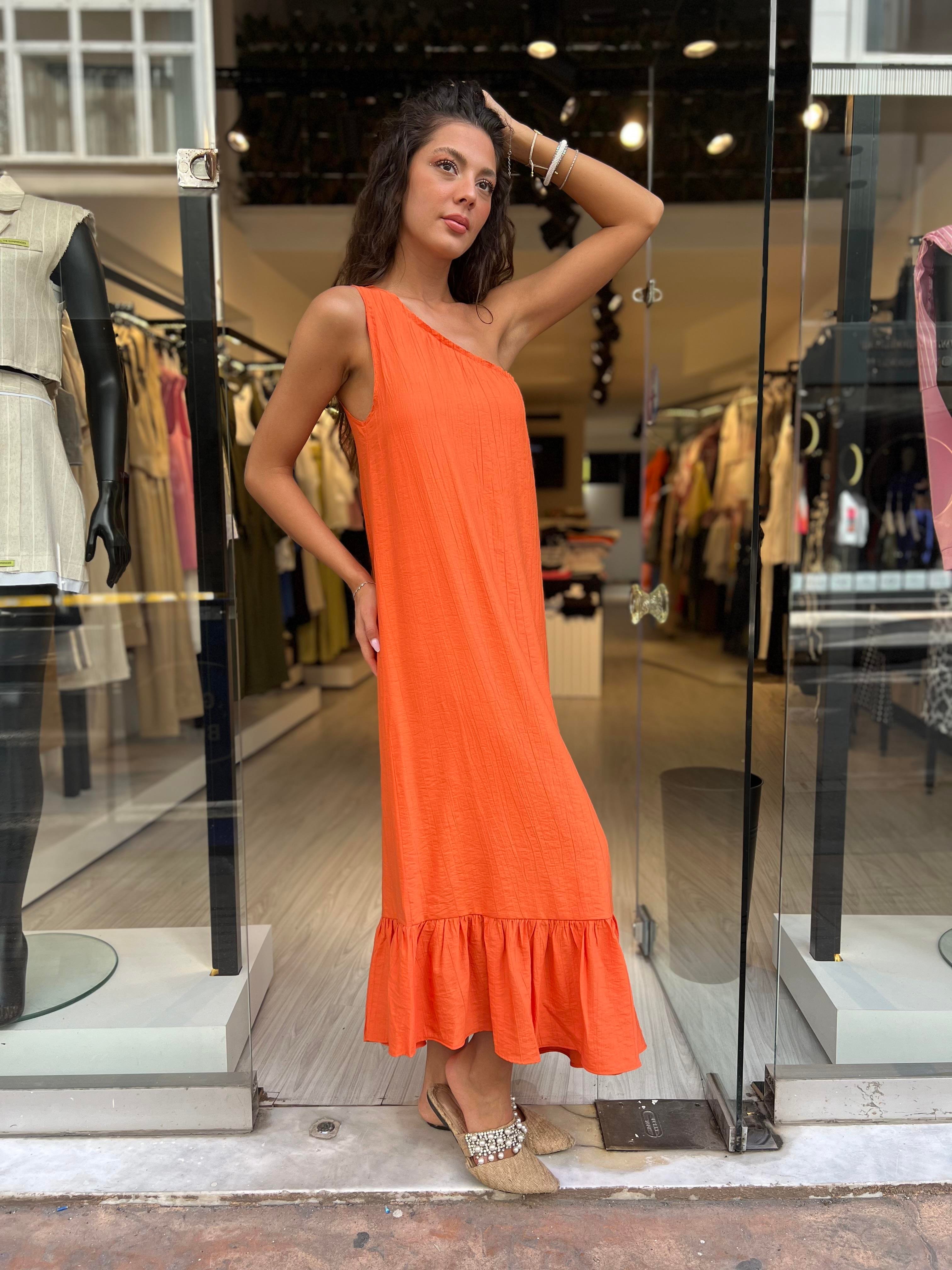 BB Q.Tek Omuz Elbise-Truncu