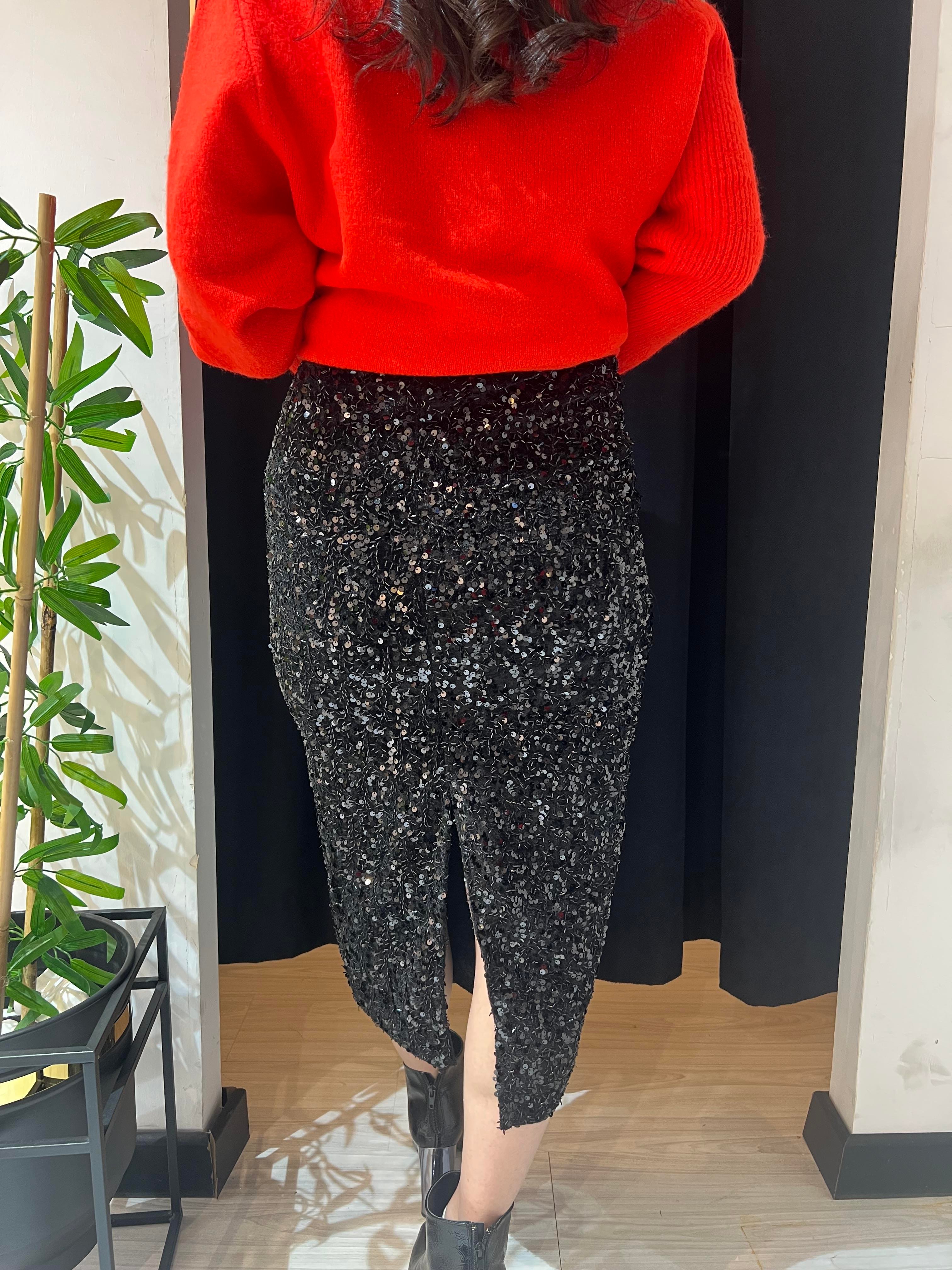 Crm Pullu Etek-Siyah