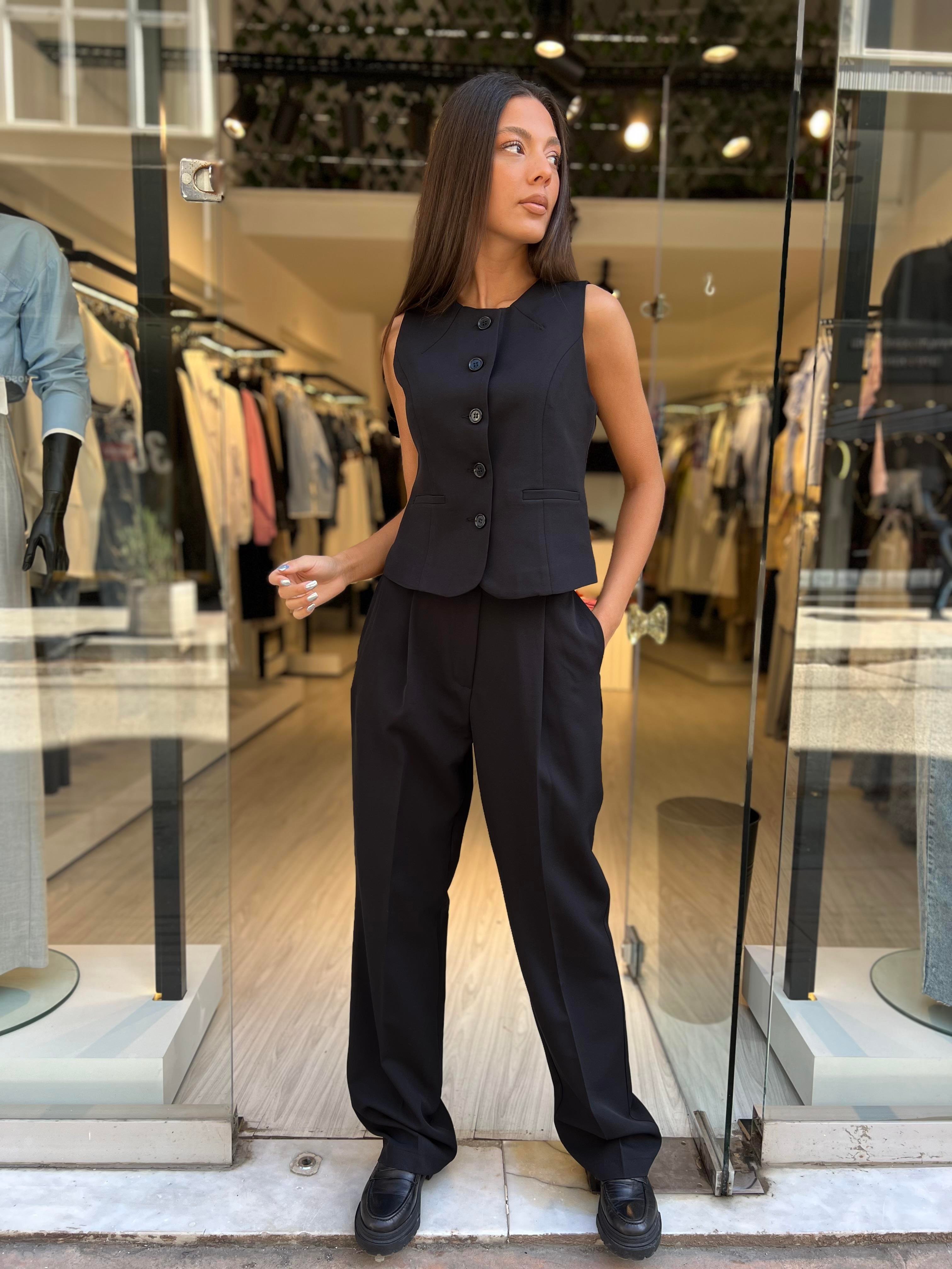 Ht.Yelek Takım-Siyah