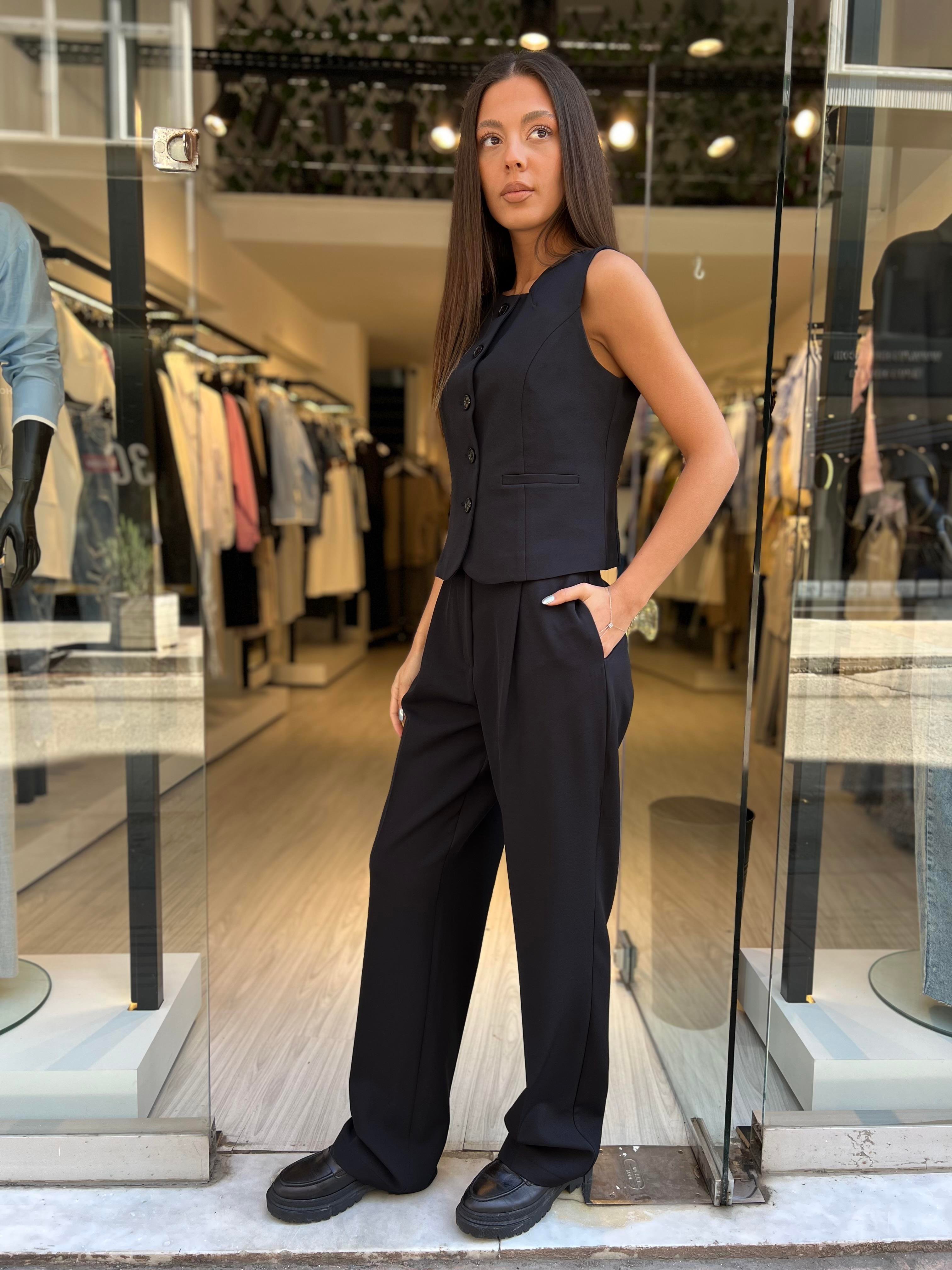 Ht.Yelek Takım-Siyah