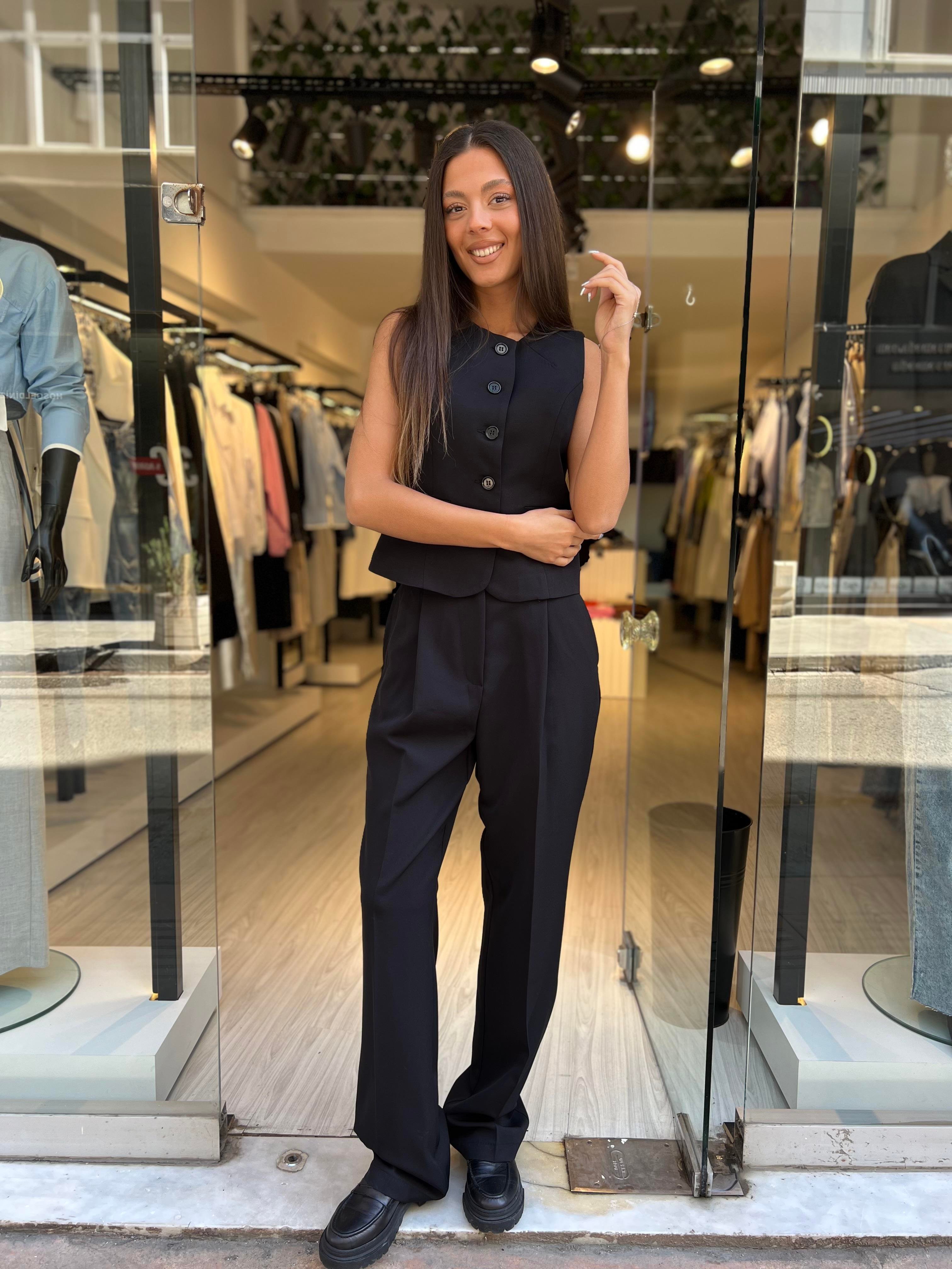 Ht.Yelek Takım-Siyah