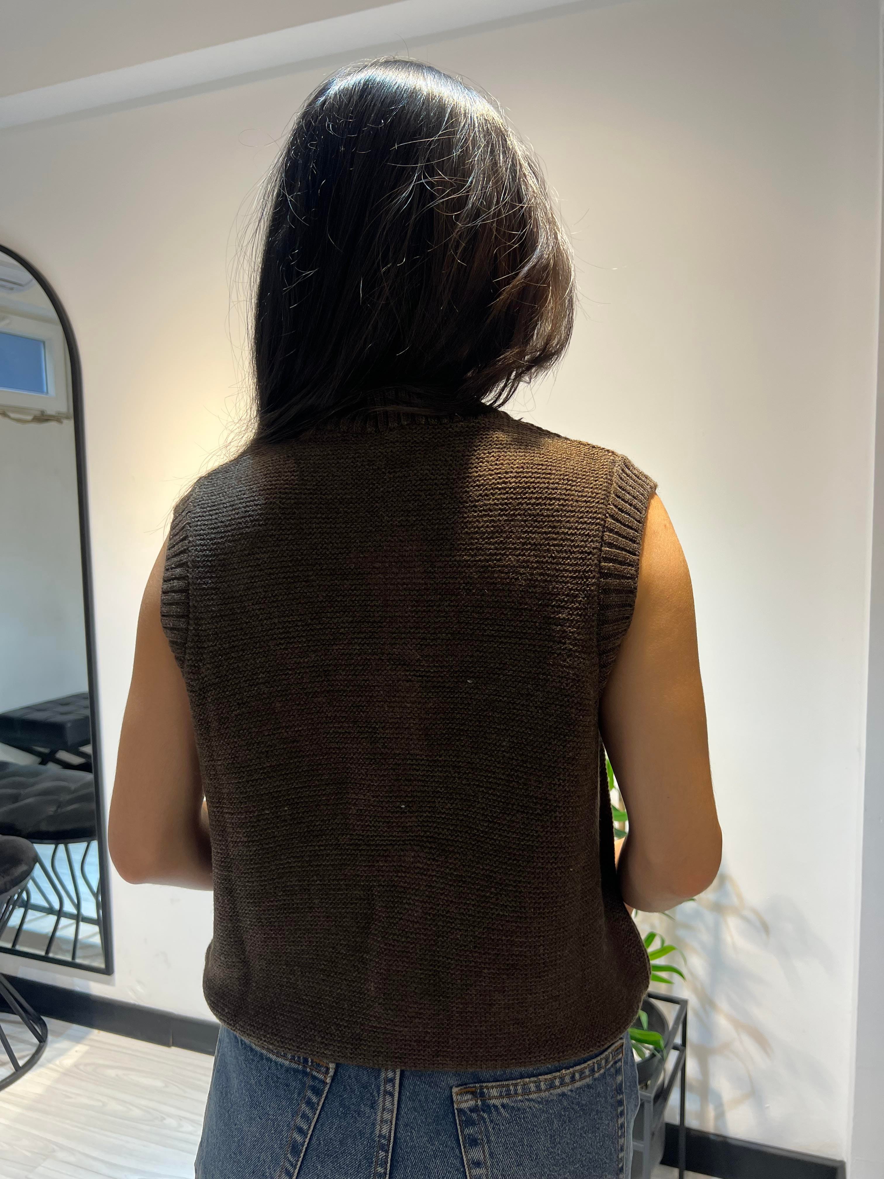 Key Triko Yelek-Kahve