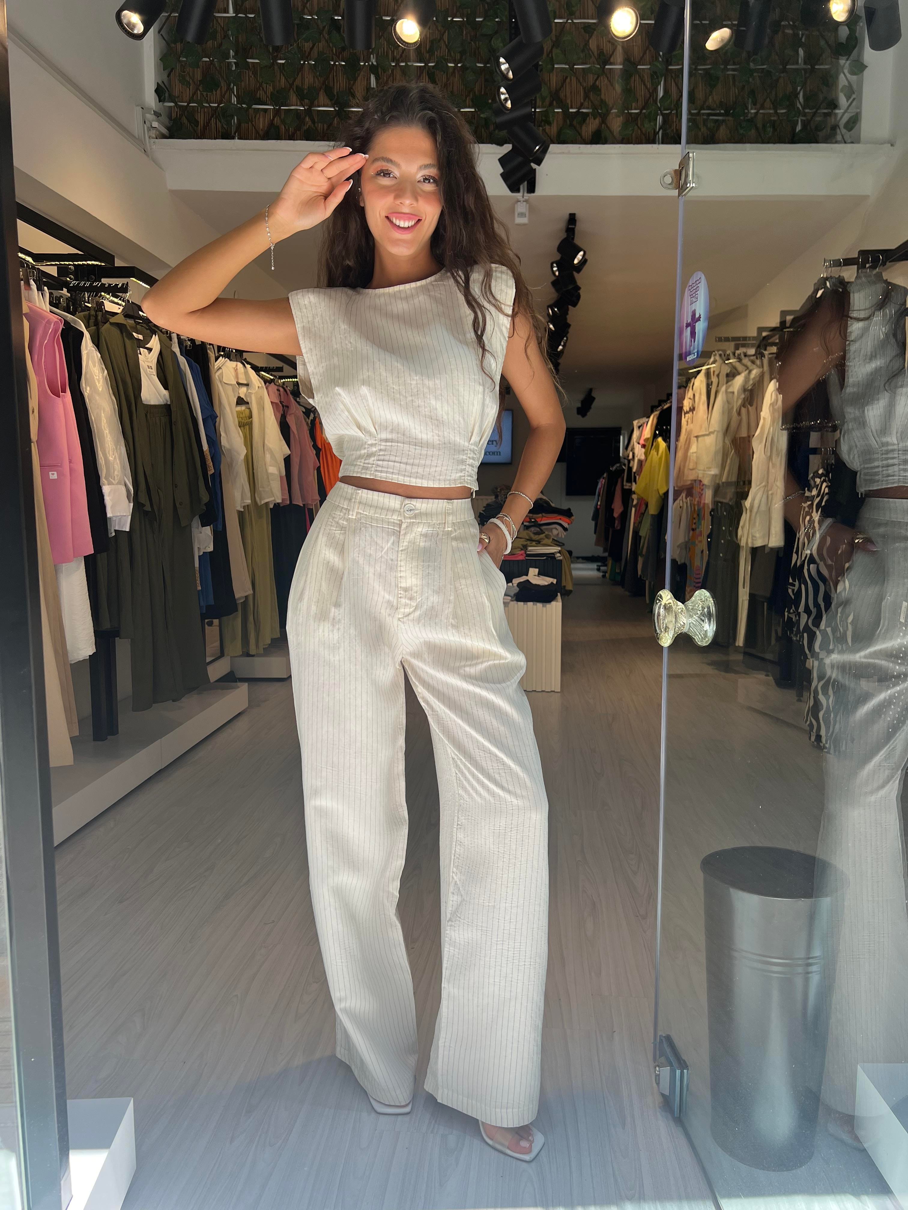 Q.Vatkalı Takım -Ekru