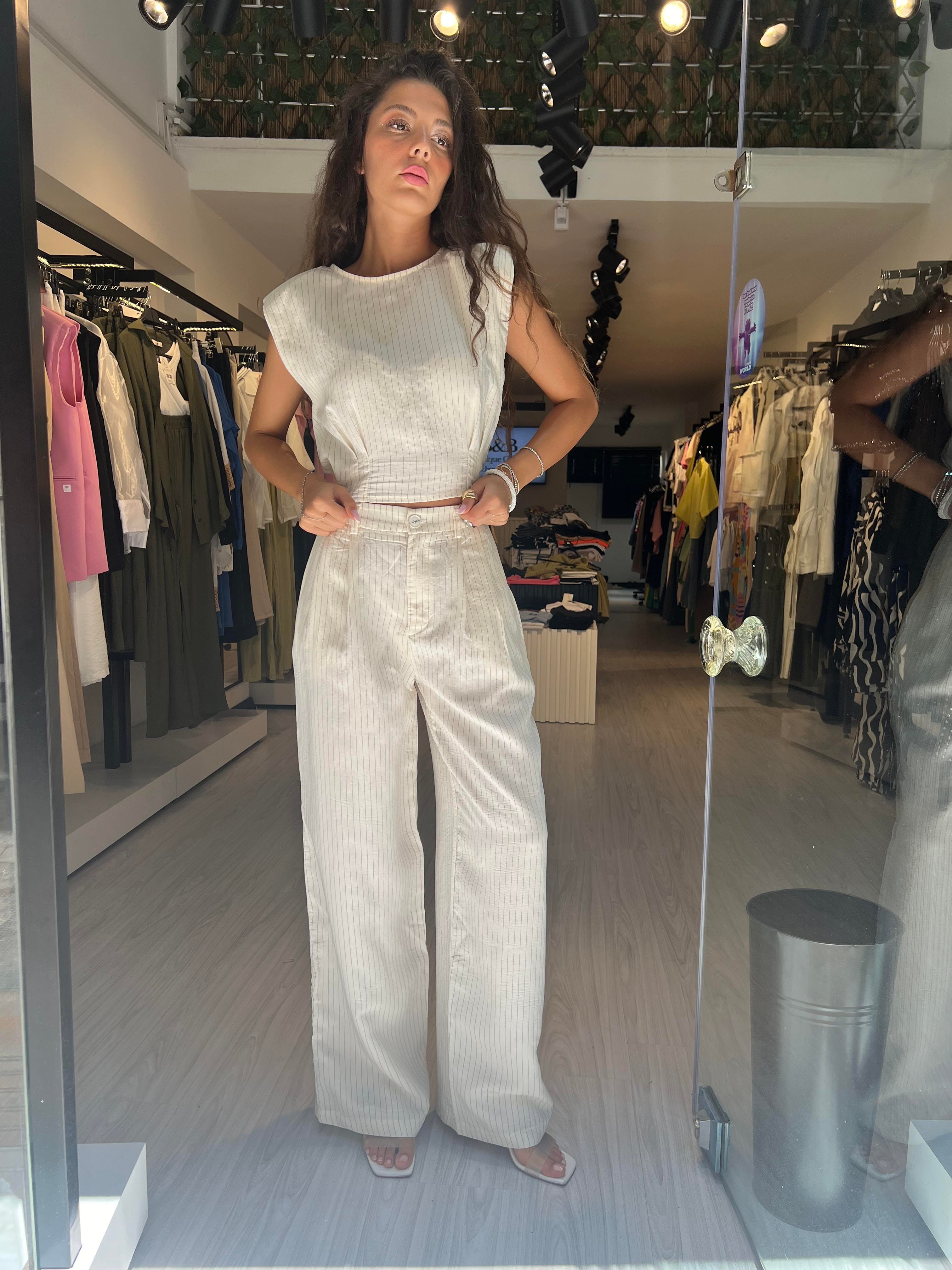 Q.Vatkalı Takım -Ekru