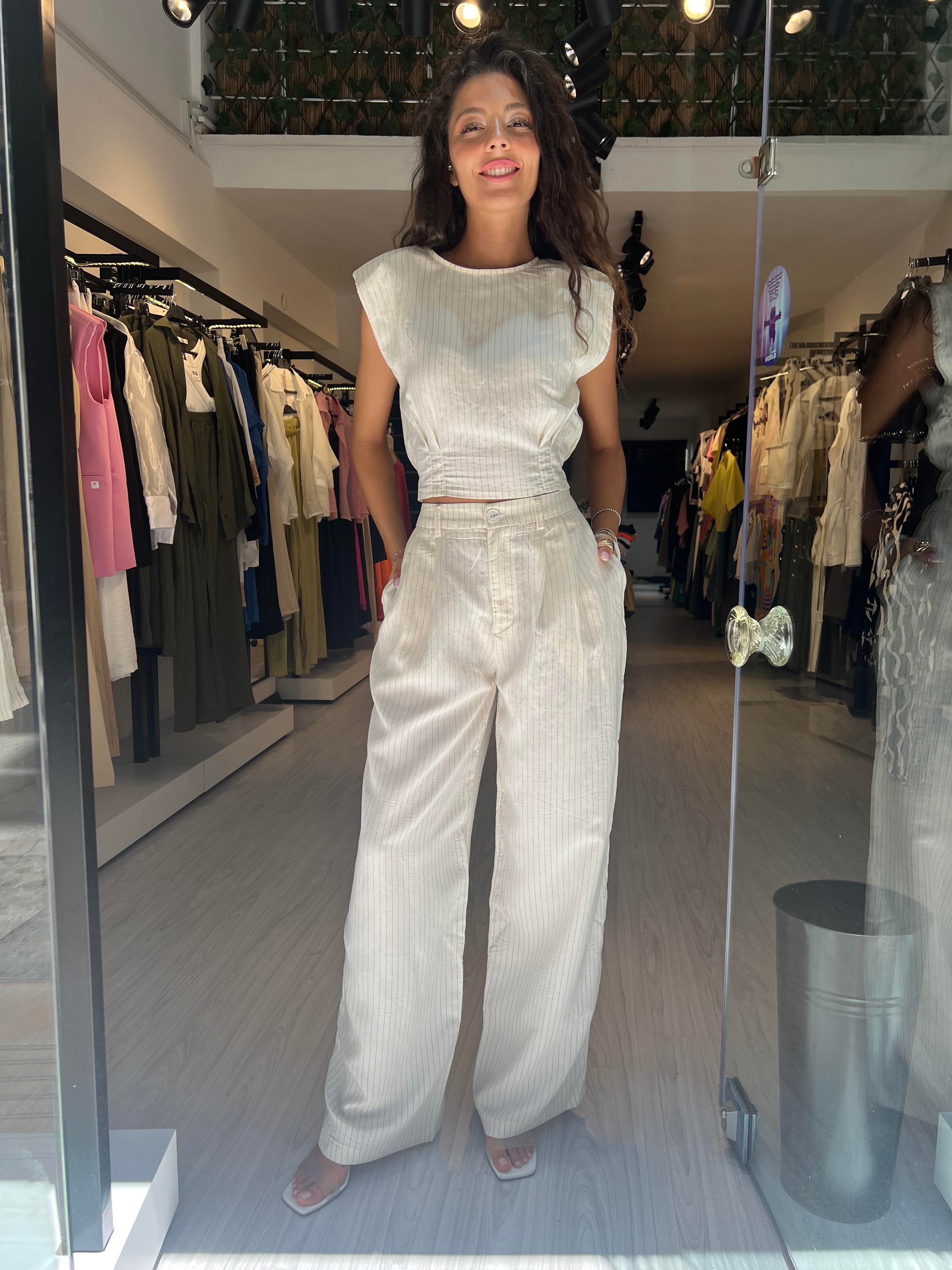 Q.Vatkalı Takım -Ekru