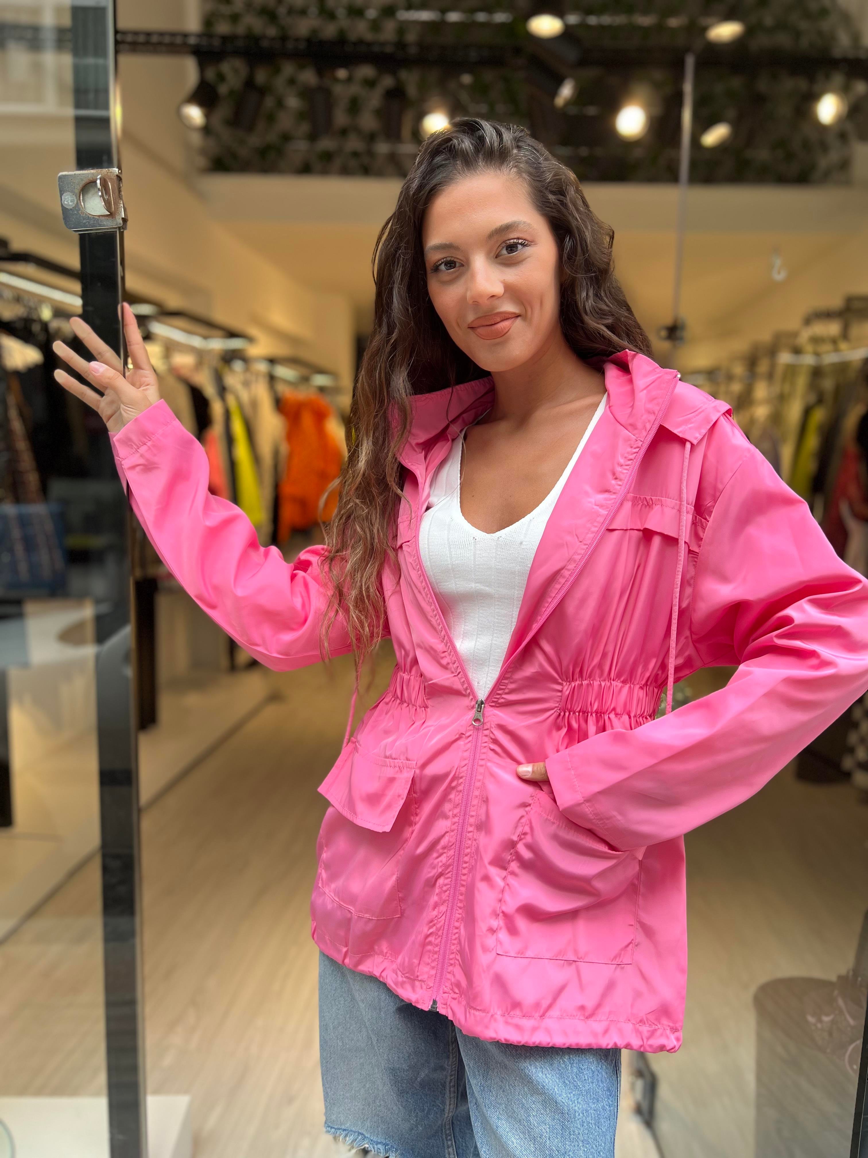 Rbn Yağmurluk-Pembe