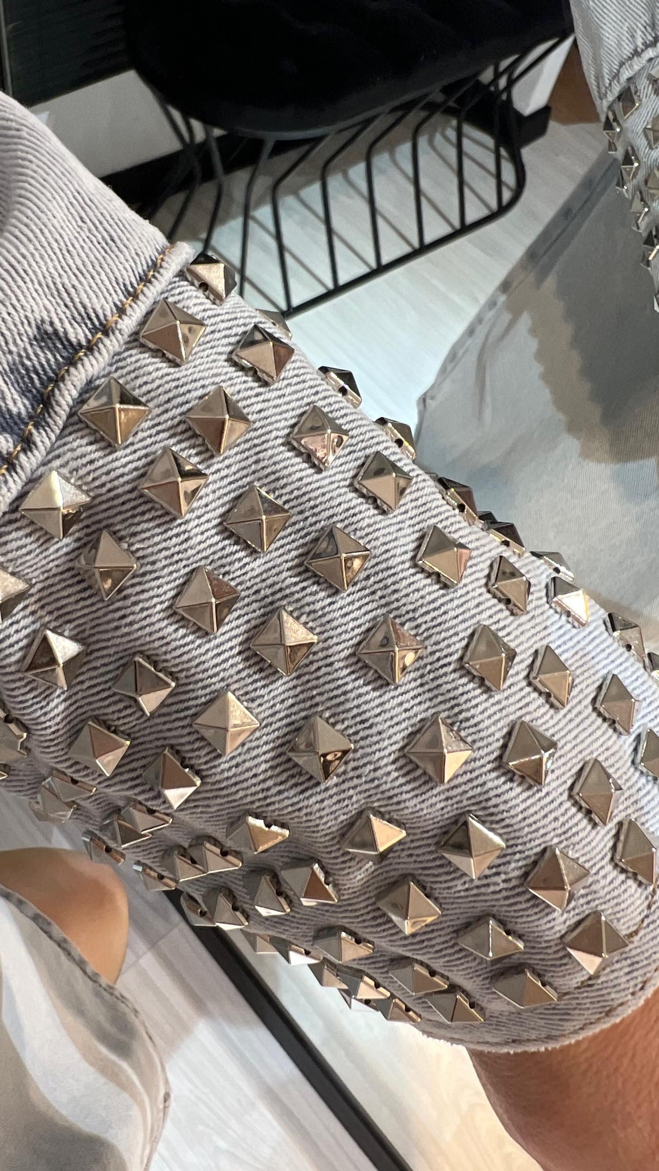 Shz.Zımba Detaylı Gömlek Ceket-Mavi