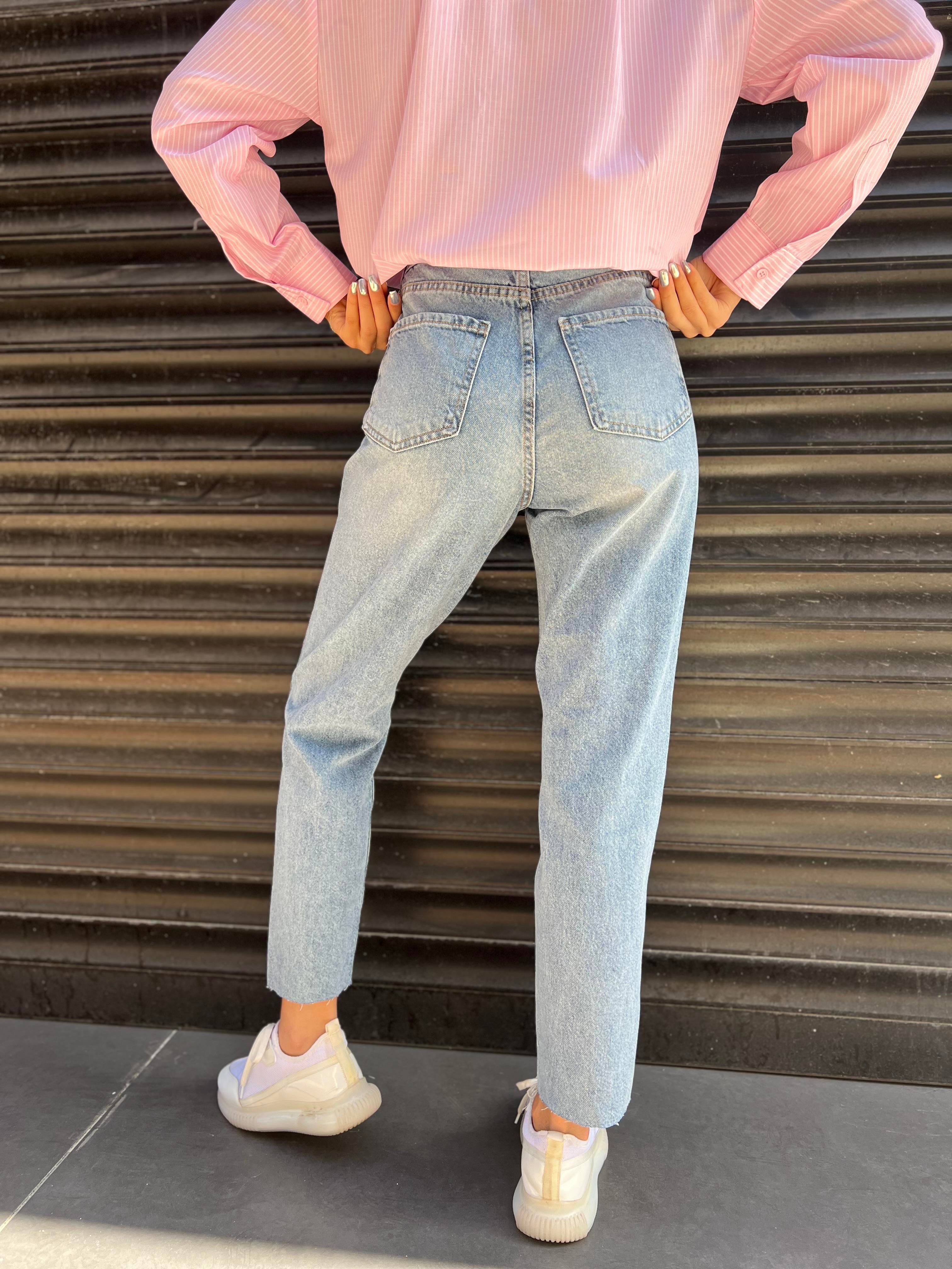 Ut.Yırtık Jean -Mavi