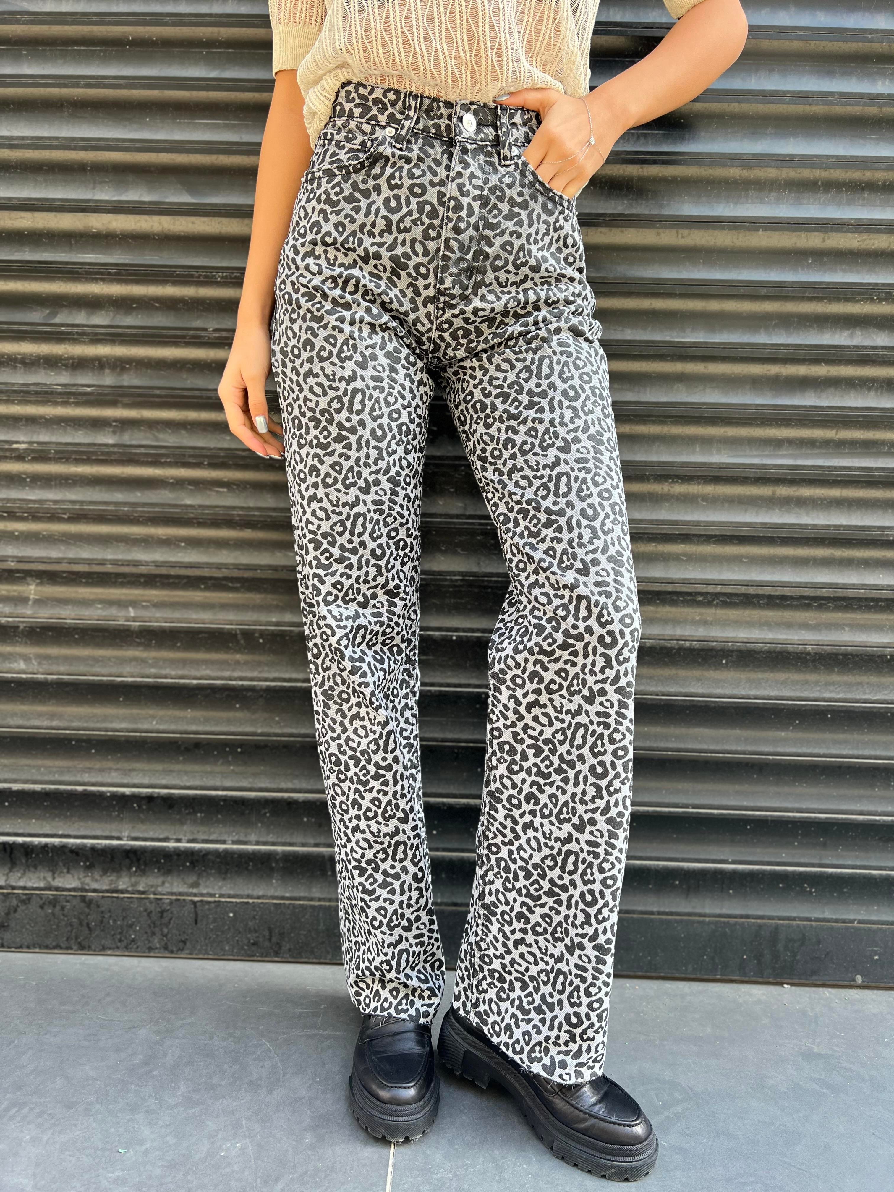 Ut.Leopar Jean -Siyah 
