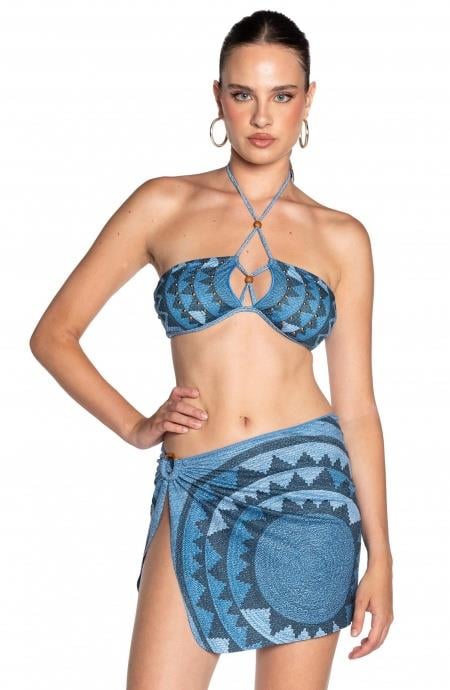 African Braided Pareo Skirt