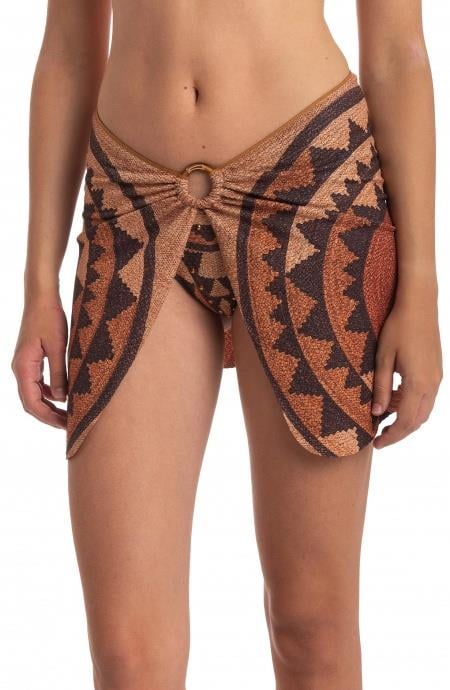 African Braided Pareo Skirt