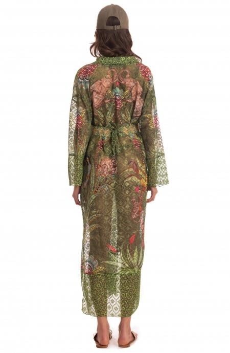 Safari Long Kimono